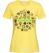 Women's T-shirt Yoga meditation cornsilk фото