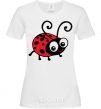 Женская футболка Ladybug fun art Белый фото