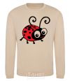 Sweatshirt Ladybug fun art sand фото