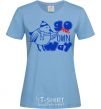 Women's T-shirt Go your own way bird sky-blue фото