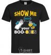 Мужская футболка Show me your boo-bees boo Черный фото
