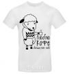 Men's T-Shirt I love coffee more than I love you. White фото