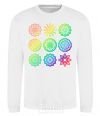 Sweatshirt Yoga print White фото