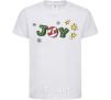 Kids T-shirt Joy holiday White фото