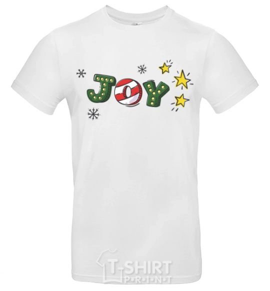 Men's T-Shirt Joy holiday White фото