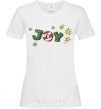 Women's T-shirt Joy holiday White фото