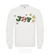 Sweatshirt Joy holiday White фото