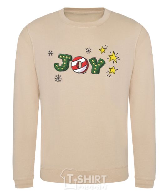 Sweatshirt Joy holiday sand фото