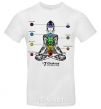 Men's T-Shirt The 7 chakras White фото