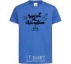 Kids T-shirt Spirit of adventure V.1 royal-blue фото