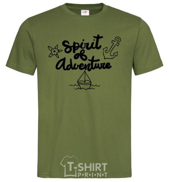 Men's T-Shirt Spirit of adventure V.1 millennial-khaki фото