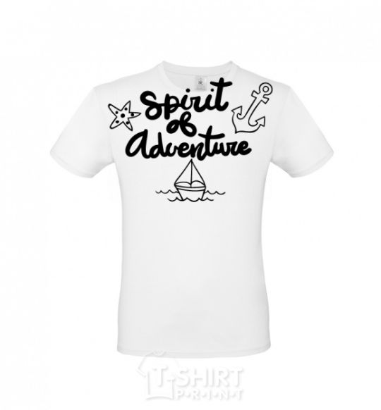 Men's T-Shirt Spirit of adventure V.1 White фото