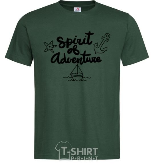 Men's T-Shirt Spirit of adventure V.1 bottle-green фото