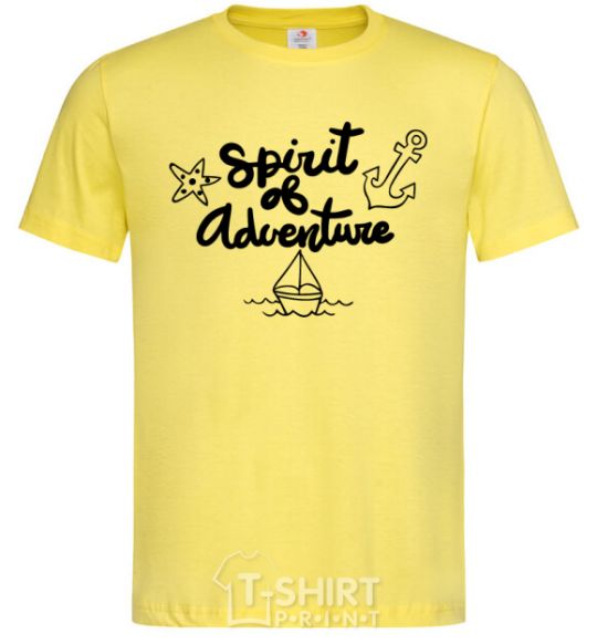 Men's T-Shirt Spirit of adventure V.1 cornsilk фото
