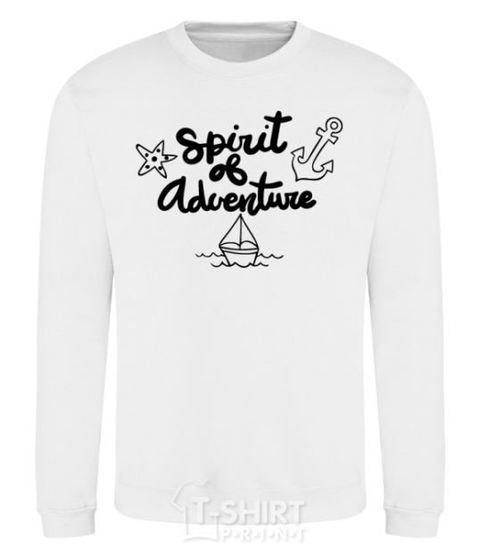 Sweatshirt Spirit of adventure V.1 White фото