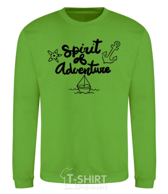 Sweatshirt Spirit of adventure V.1 orchid-green фото