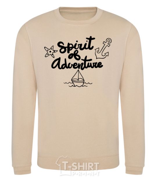 Sweatshirt Spirit of adventure V.1 sand фото