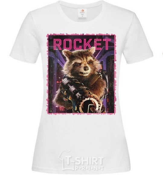 Женская футболка Rocket Белый фото