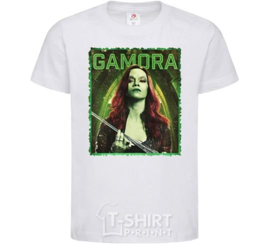 Kids T-shirt Gamora White фото