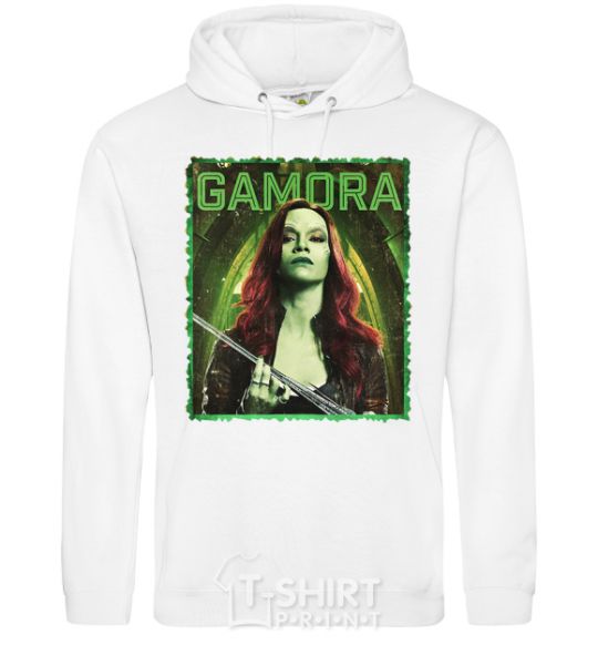 Men`s hoodie Gamora White фото