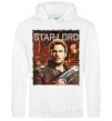 Мужская толстовка (худи) Star-lord Белый фото