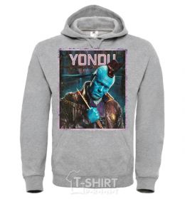Men`s hoodie Yondu sport-grey фото