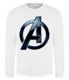 Sweatshirt Avengers logo metal White фото