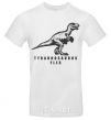 Men's T-Shirt Tyrannosaurus flex White фото