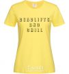 Women's T-shirt Deadlifts and chill cornsilk фото