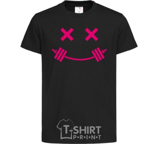 Kids T-shirt Flex smile black фото