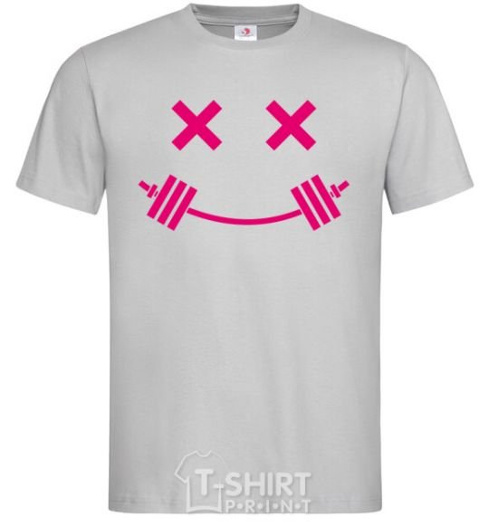 Men's T-Shirt Flex smile grey фото