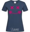 Women's T-shirt Flex smile navy-blue фото