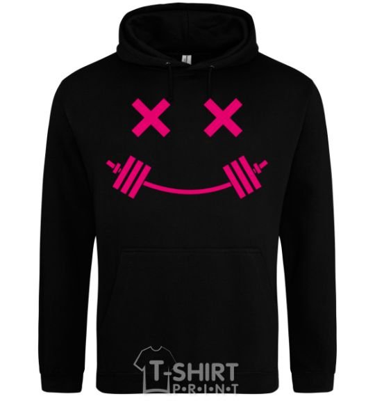 Men`s hoodie Flex smile black фото