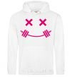 Men`s hoodie Flex smile White фото