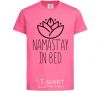 Kids T-shirt Namast'ay in bed heliconia фото