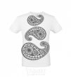 Men's T-Shirt Indie print White фото