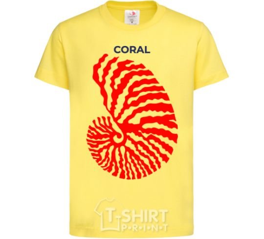 Детская футболка Coral Лимонный фото