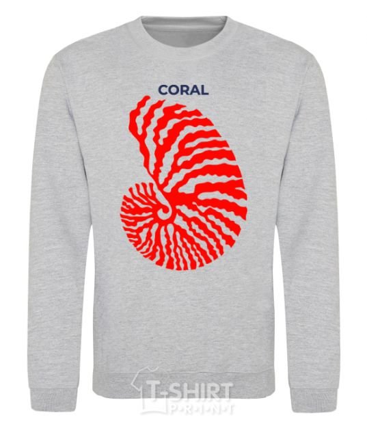 Sweatshirt Coral sport-grey фото