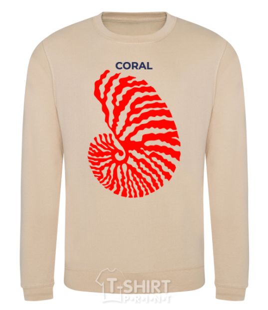 Sweatshirt Coral sand фото