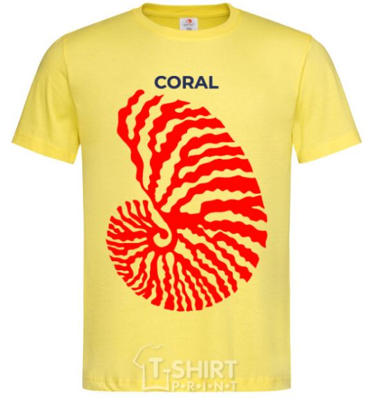 Мужская футболка Coral Лимонный фото