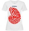 Женская футболка Coral Белый фото