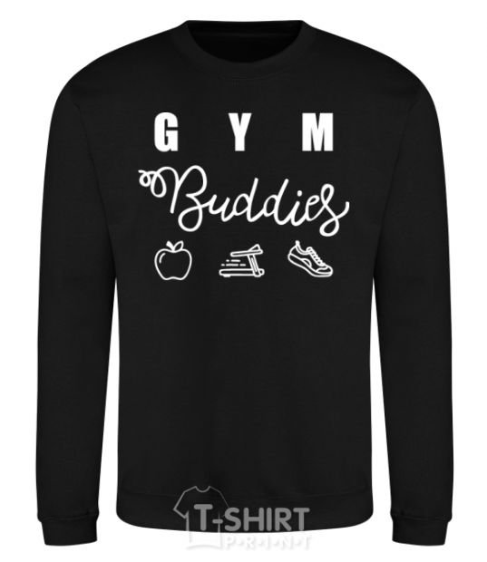 Свитшот Gym buddies Черный фото