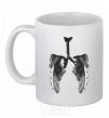 Ceramic mug Runner's lungs White фото