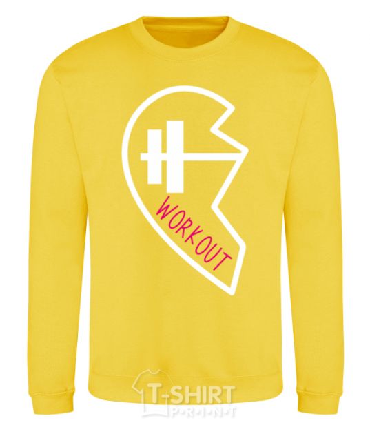 Sweatshirt Workout yellow фото