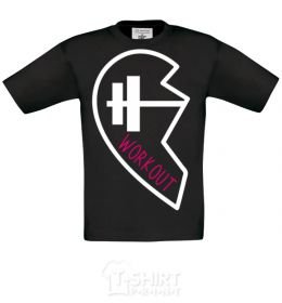 Kids T-shirt Workout black фото