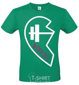 Men's T-Shirt Workout kelly-green фото