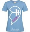 Women's T-shirt Buddies sky-blue фото