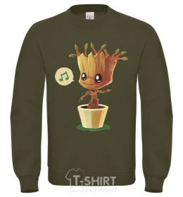 Sweatshirt Little Groot in a pot sand фото