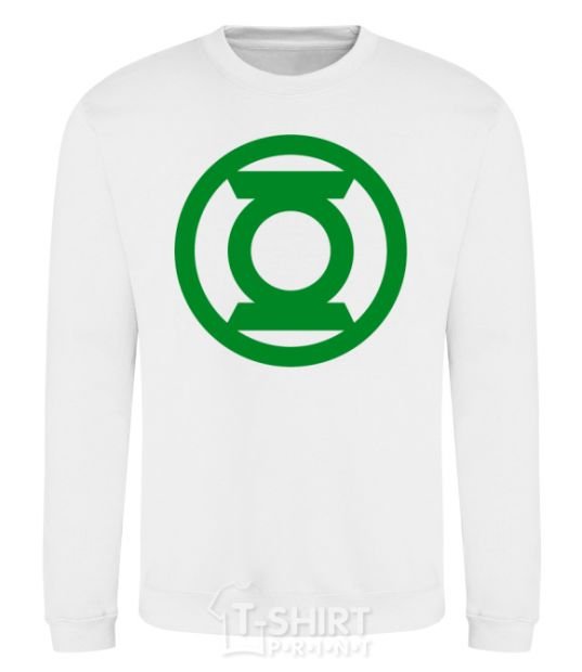Sweatshirt Green lantern logo green White фото