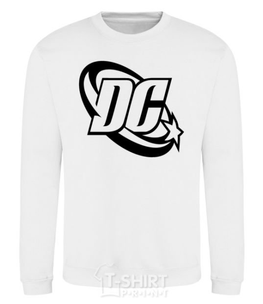 Sweatshirt DC logo black White фото
